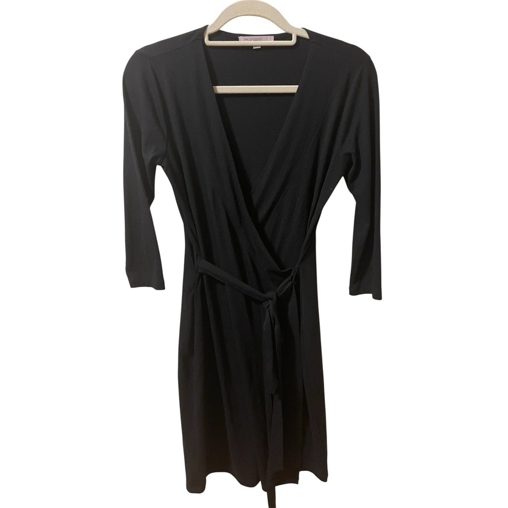 GAP womens ladies black wrap dress XS